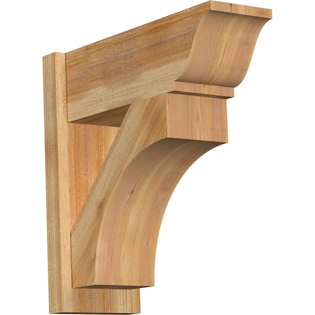 Ekena Millwork Westlake Rough Sawn Traditional Outlooker, Western Red Cedar, 8"W x 22"D x 22"H OUT08X22X22WTL01RWR
